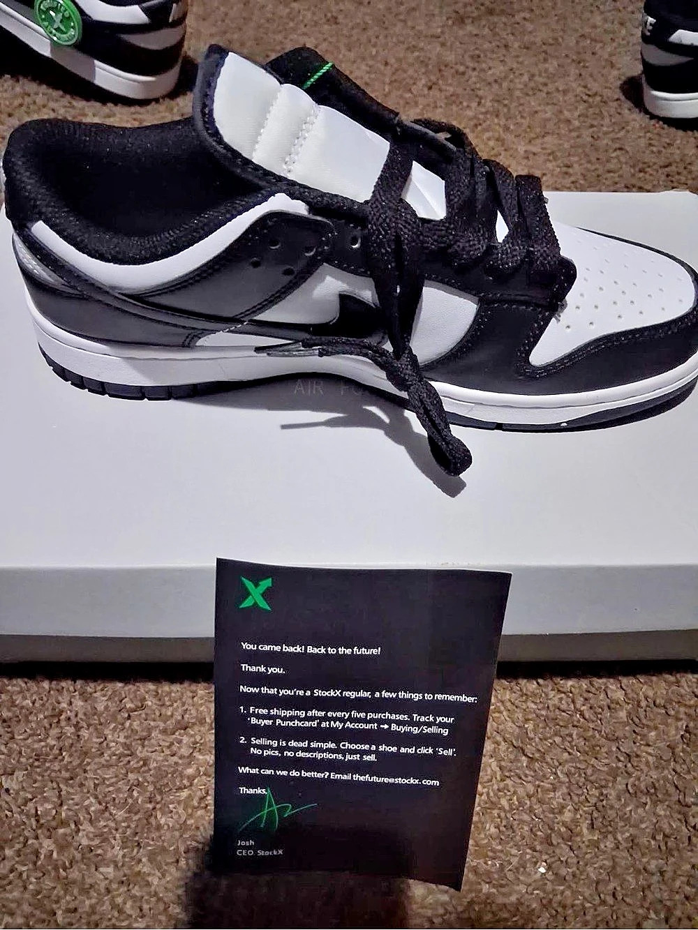 Nike Dunk Low Retro "Panda" Black & White